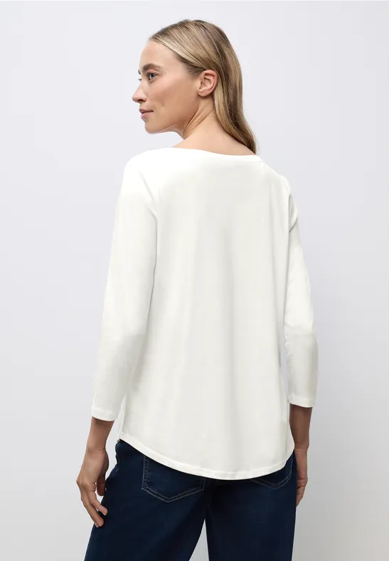 Chemise à manches longues off white