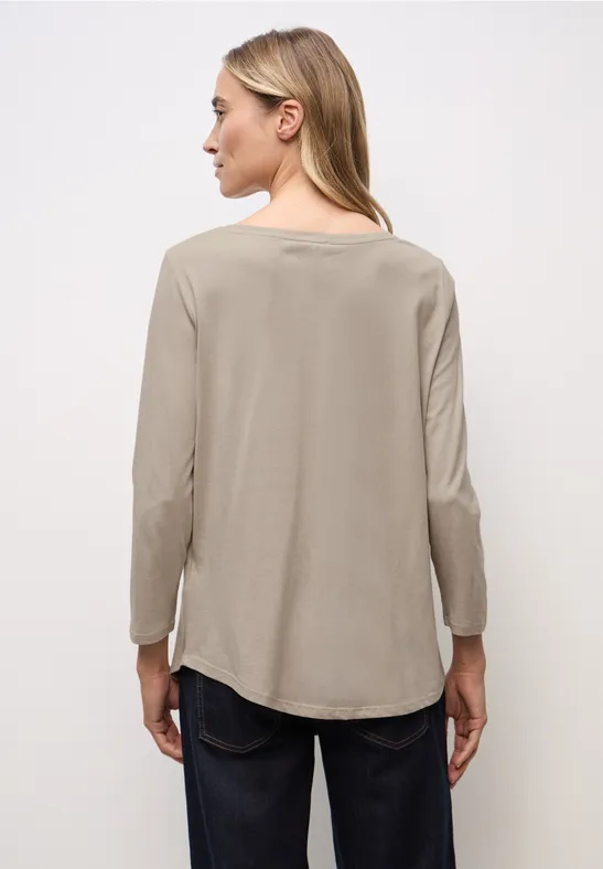 Longstyle Shirt morning beige