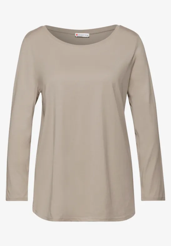Longstyle Shirt morning beige