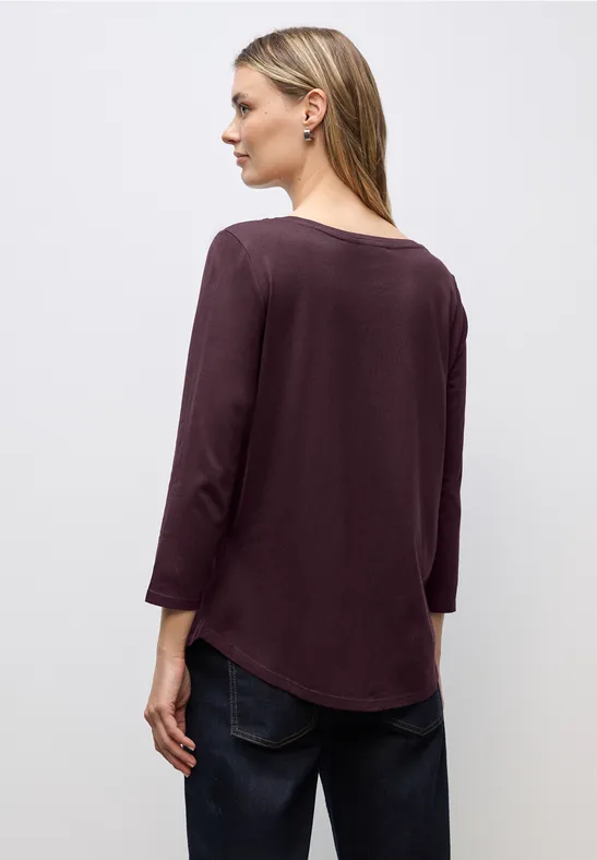 Longstyle Shirt jazz berry