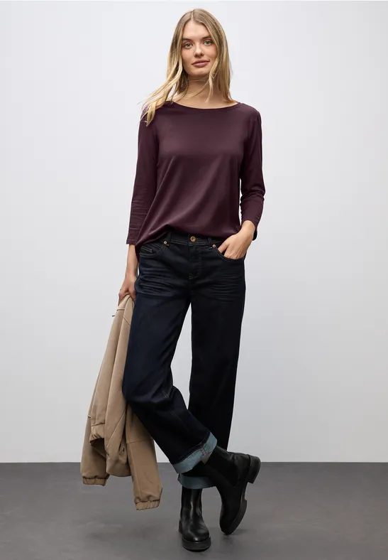 Longstyle Shirt jazz berry