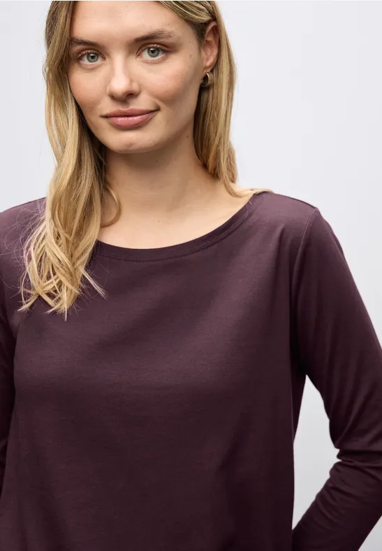 Longstyle Shirt jazz berry