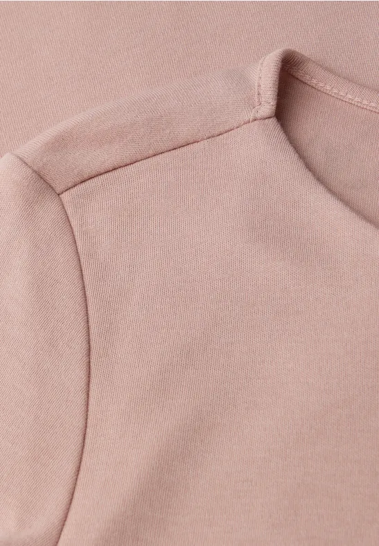 Basic shirt met lange mouwen faded rose