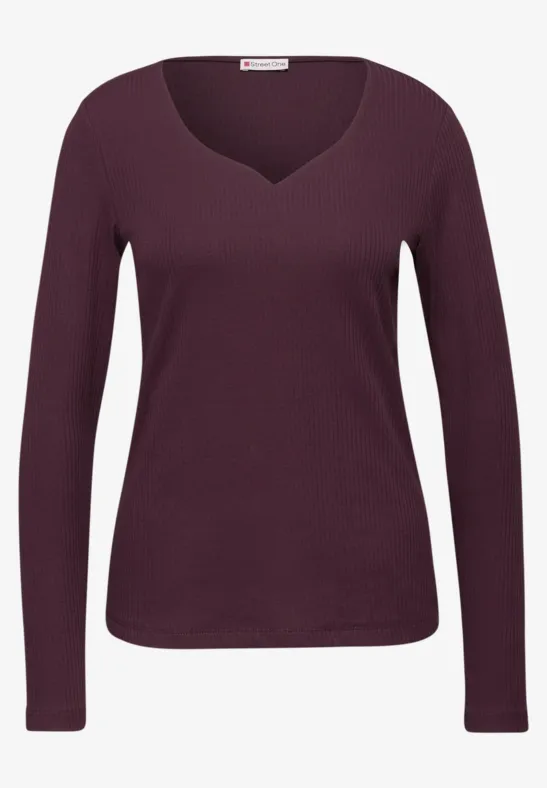 Shirt mit Herzausschnitt Jazz Berry