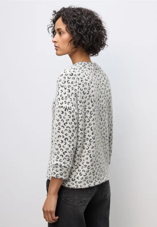 Kariertes Turtleneck Shirt soft beige