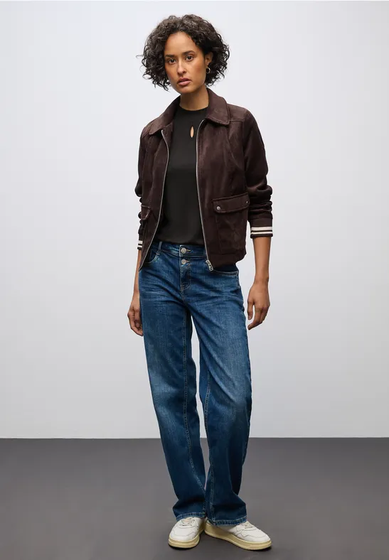 Shirt mit Cut-Out Detail darkest brown
