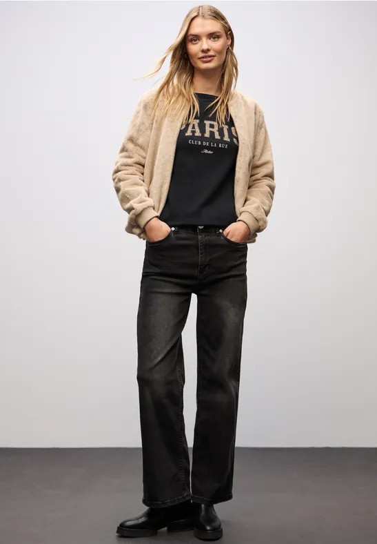 T-shirt avec imprimé Black