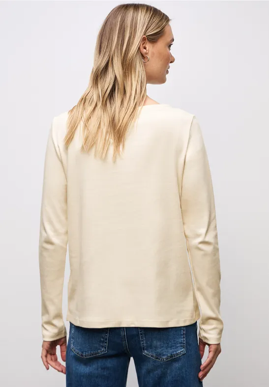 T-shirt avec imprimé soft beige