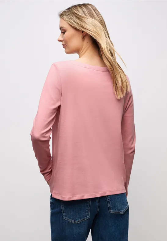 Shirt mit Print powder pink