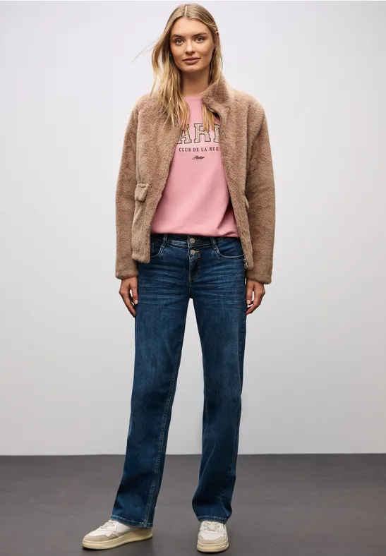 Shirt mit Print powder pink
