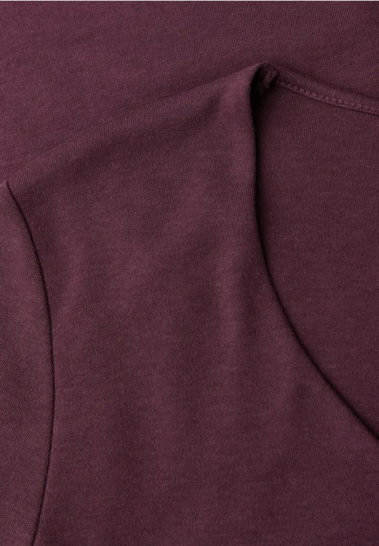 Shirt met hartvormige halslijn Jazz Berry