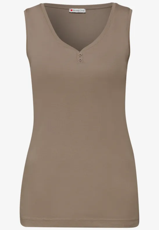 Top met knoopdetail null