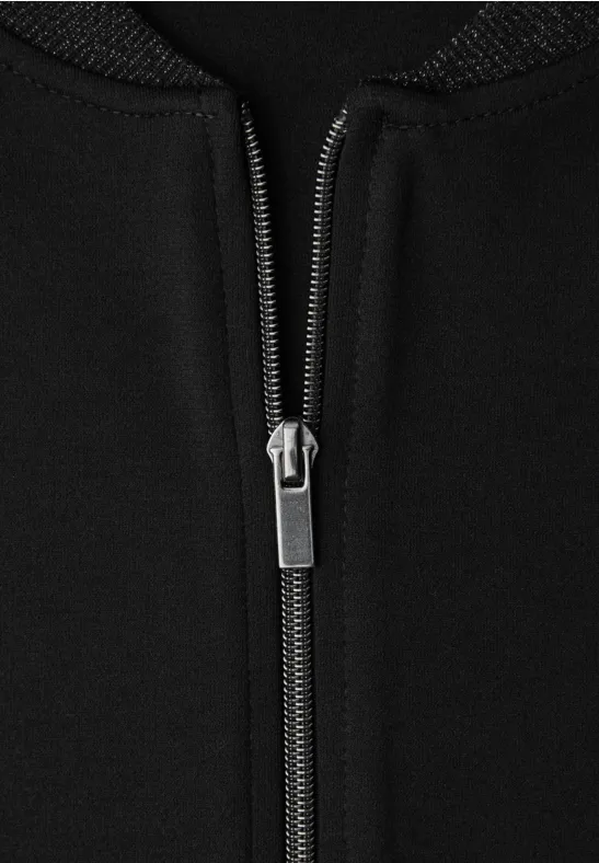 Blouson mit Glitzerdetails Black