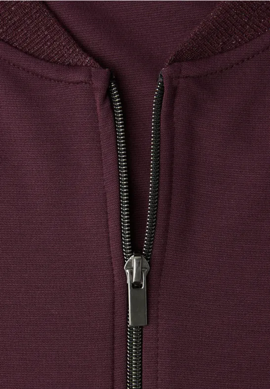 Blouson mit Glitzerdetails jazz berry