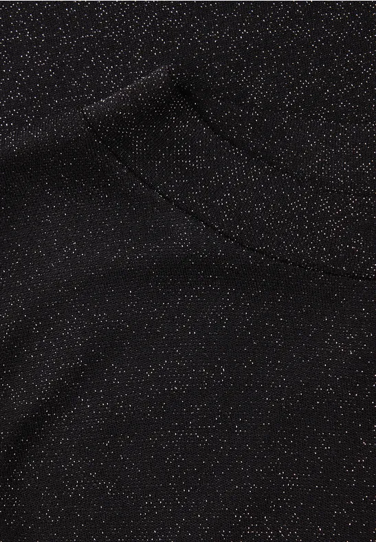 Glitzerndes Top Black