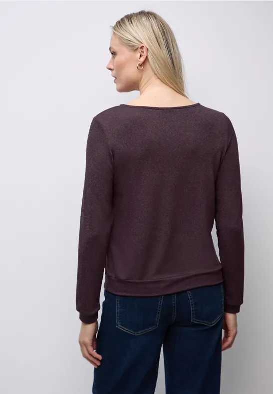 T-shirt en maille scintillante Jazz Berry