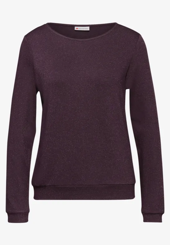 T-shirt en maille scintillante Jazz Berry