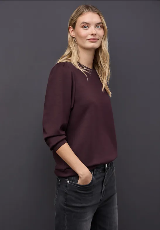 Silk-Look Shirt jazz berry