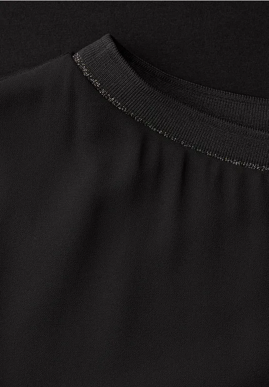 Chemise en mousseline 2en1 Black