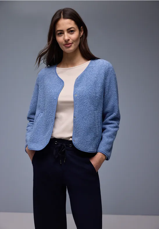 Weiche Jacke bonnet blue