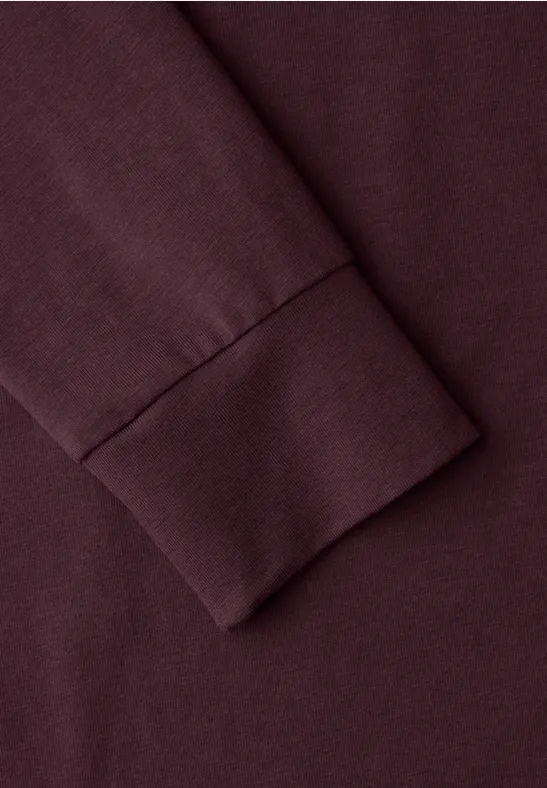 Shirt met rimpels Jazz Berry