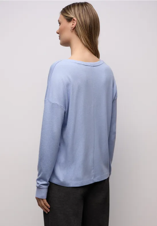 Melange Shirt frosted blue mel.