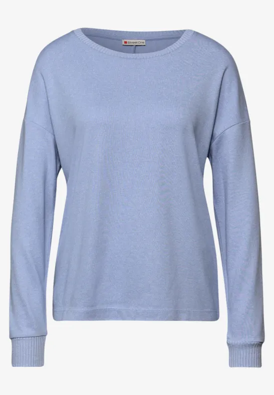 Melange Shirt frosted blue mel.