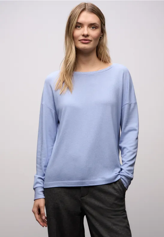 Melange Shirt frosted blue mel.