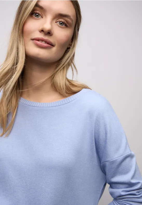 Melange Shirt frosted blue mel.