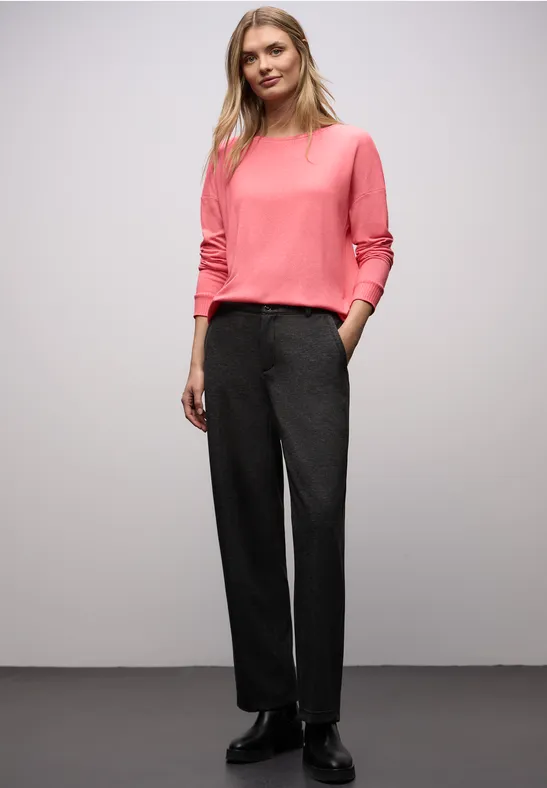 Melange Shirt striking coral mel.