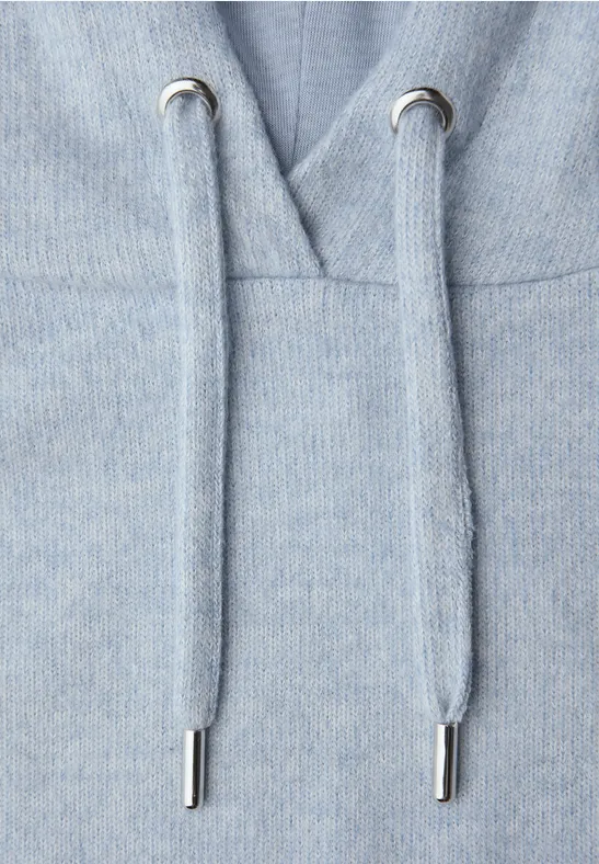 Chemise à capuche Melange frosted blue mel.