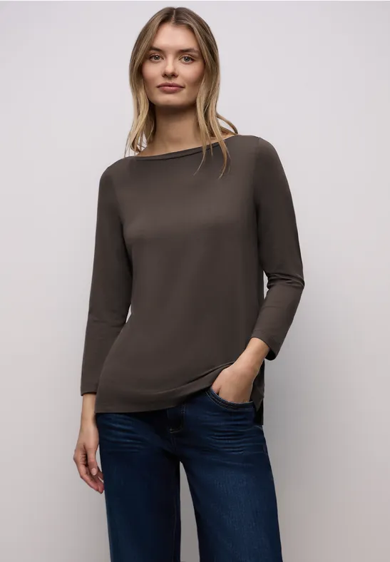 Longstyle Shirt rustic brown