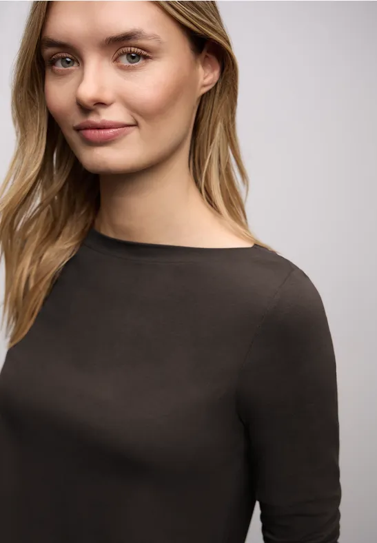 Longstyle Shirt rustic brown