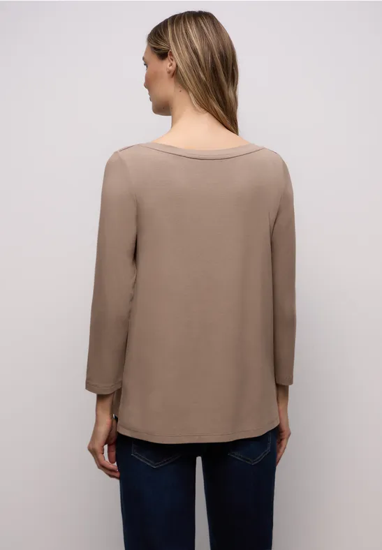 Longstyle Shirt light terra mocha