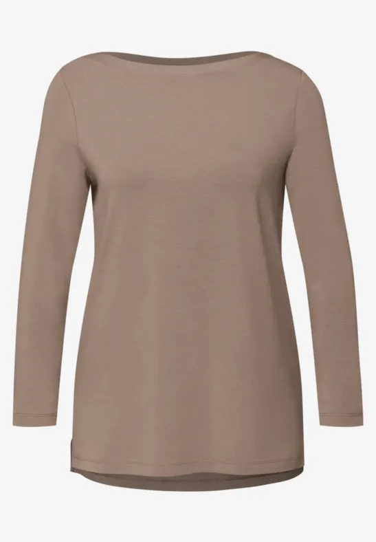 Longstyle Shirt light terra mocha