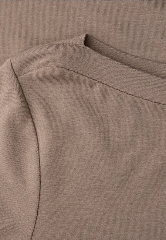 Longstyle Shirt light terra mocha