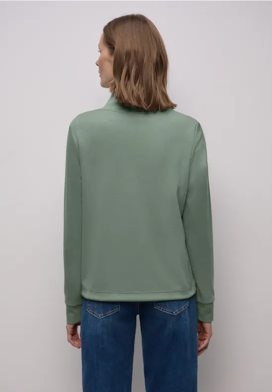 Jas met trekkoord dark serene green