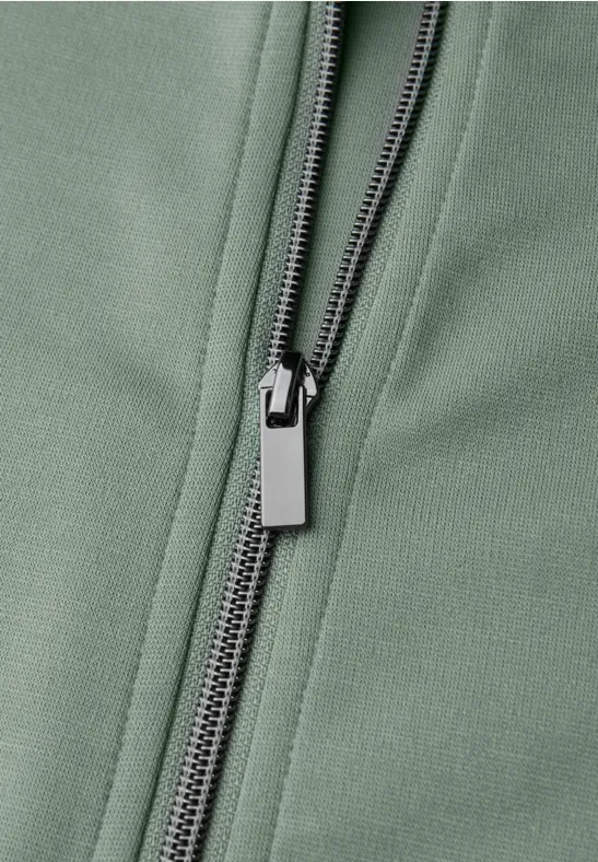 Jas met trekkoord dark serene green