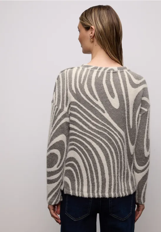 Softes Strick-Look Shirt light terra mocha