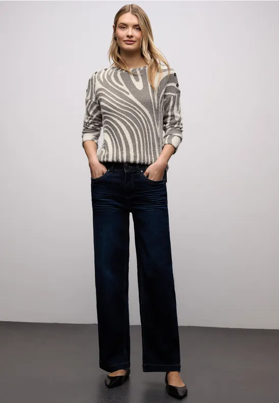 Softes Strick-Look Shirt light terra mocha