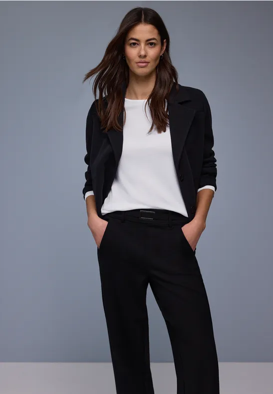 Shirt in Unifarbe White