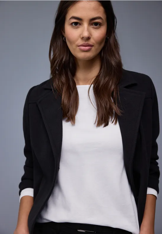 Shirt in Unifarbe White