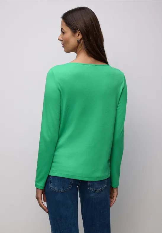 Shirt in Unifarbe arcadia green