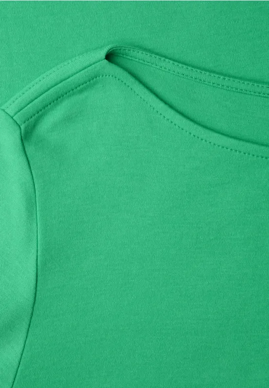 Shirt in Unifarbe arcadia green