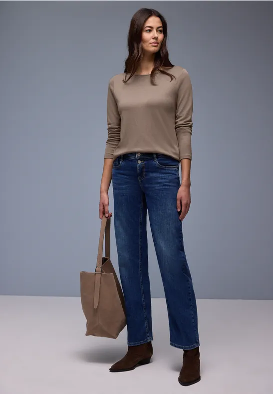 T-shirt en couleur unie light terra mocha