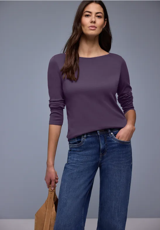 T-shirt en couleur unie mystic purple