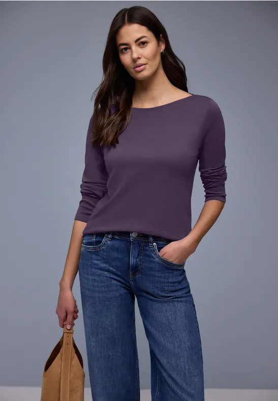 T-shirt en couleur unie mystic purple