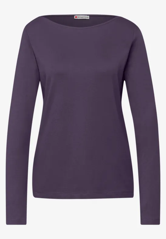 T-shirt en couleur unie mystic purple