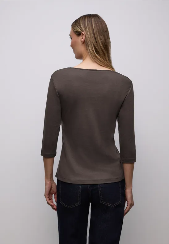 Shirt mit Herzausschnitt molten earth