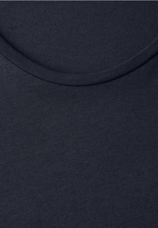 T-Shirt mit Turn-Up shadowed navy